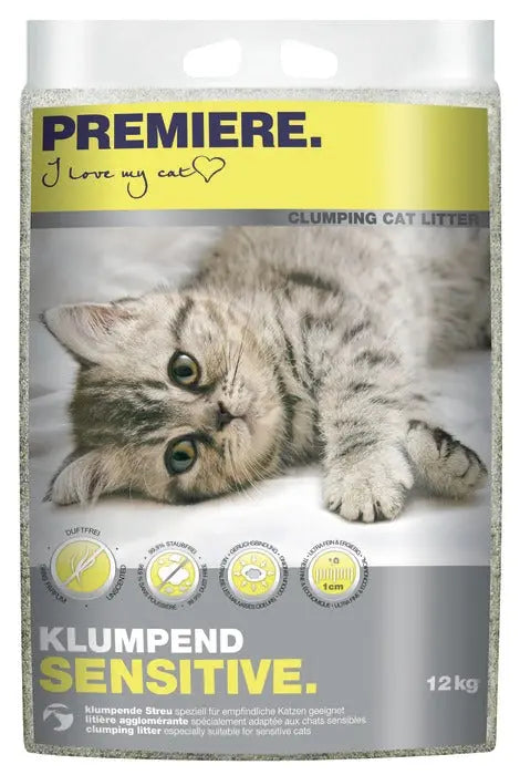 Kattegrus Sensitive klumpende 12 kg/12 l - Maxi Zoo Danmark