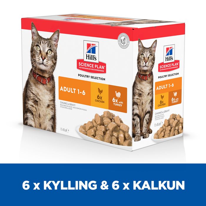 Adult Optimal Care, menu pou kylling & kalkun 12x85 g