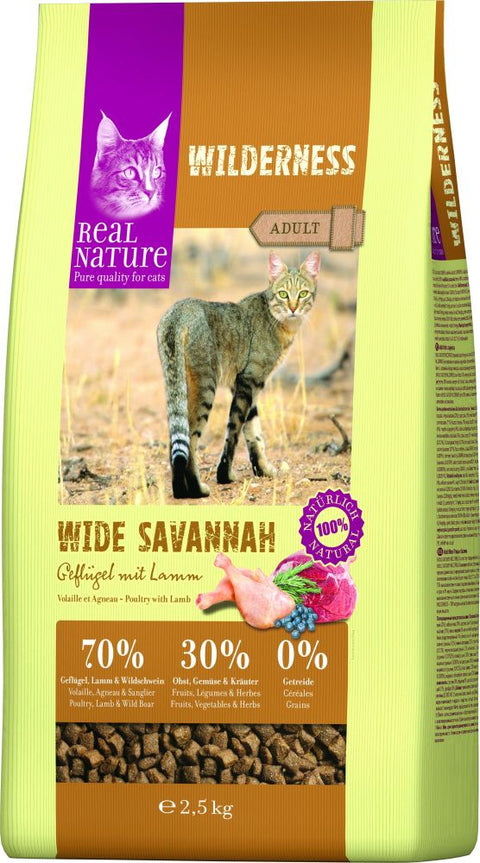 Adult Wilderness Wide Savannah fjerkræ & lam 2,5 kg