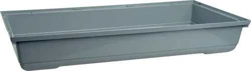 Bund til gnaverbur 122 x 58 x 16 cm grå