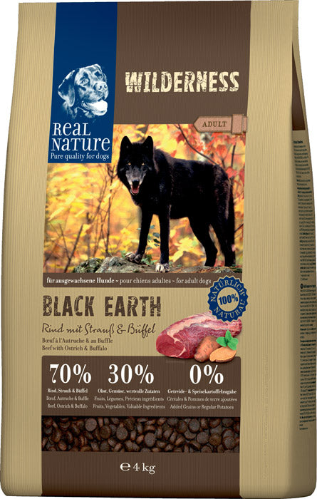 Adult Wilderness Black Earth okse, struds & bøffel 4 kg