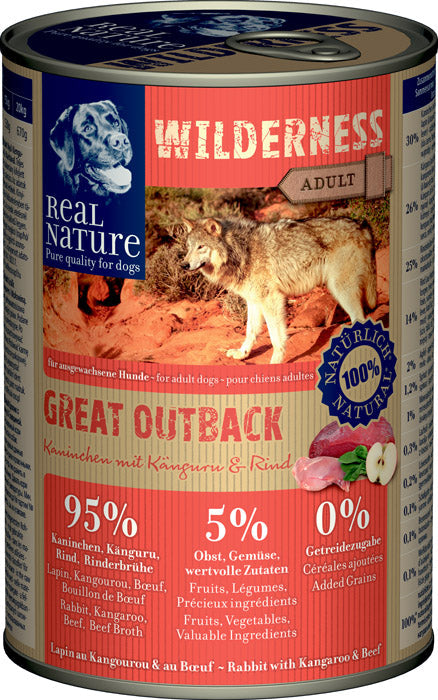 Adult Wilderness Great Outback kanin, kænguru & okse 400 g