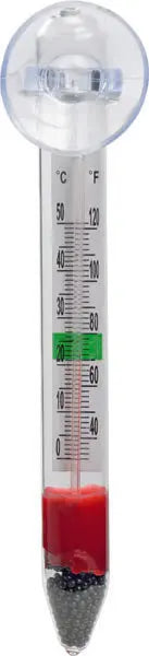 Termometer glas m/sugekop
