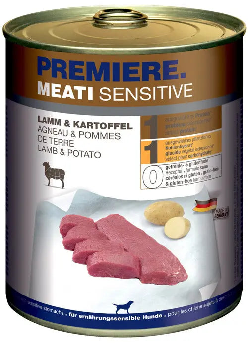 Adult Meati Sensitive, dåse lam & kartoffel 800 g