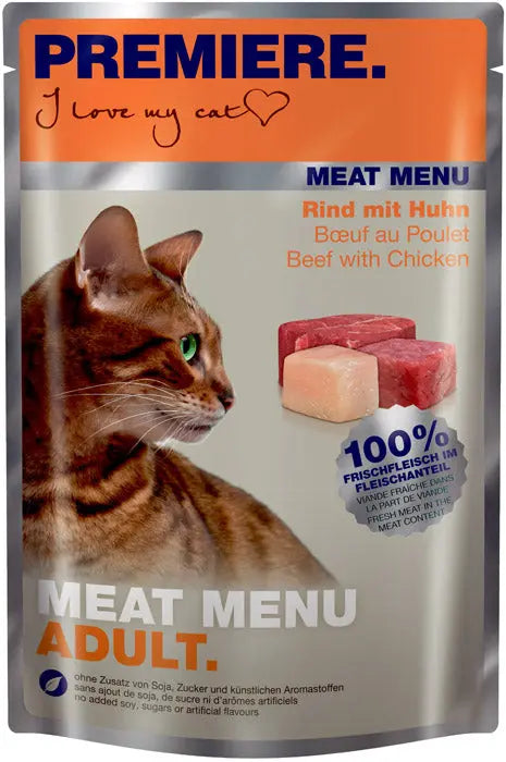 Adult Meat Menu, pouch okse & kylling 85 g
