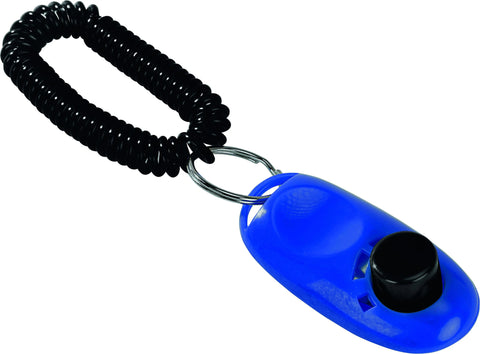 Clicker Basic 6,5 cm sort/blå
