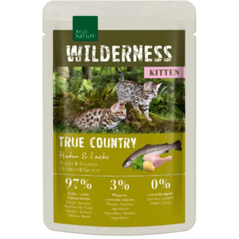Kitten Wild. True Country, pou kylling & laks 85 g