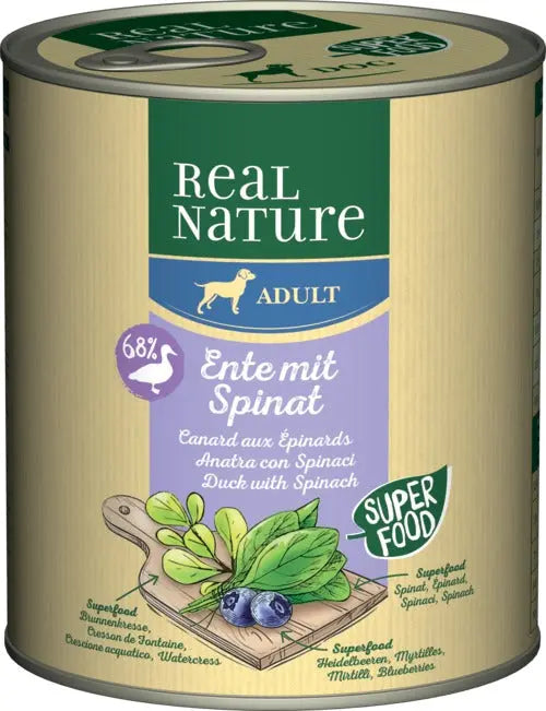 Adult, dåse and & spinat 800 g