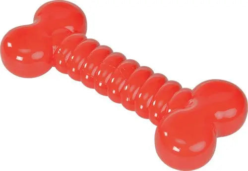 TPR gummilegetøj ben 14 cm rød