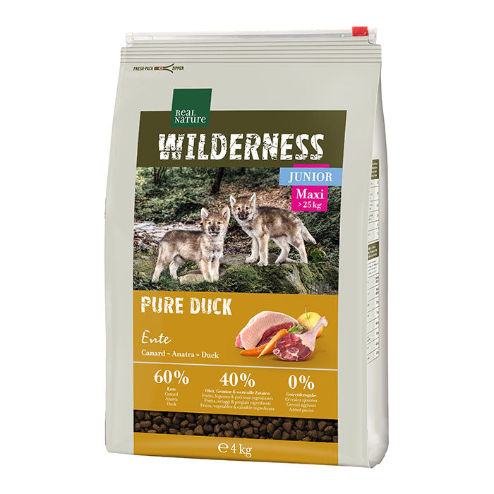 Junior Wilderness Pure Duck Large Breed and 4 kg