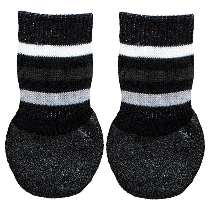 Hundesokker Non-slip S-M 2 stk/pk sort