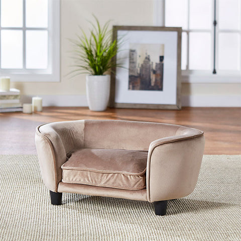 Coco hundesofa plys Beige