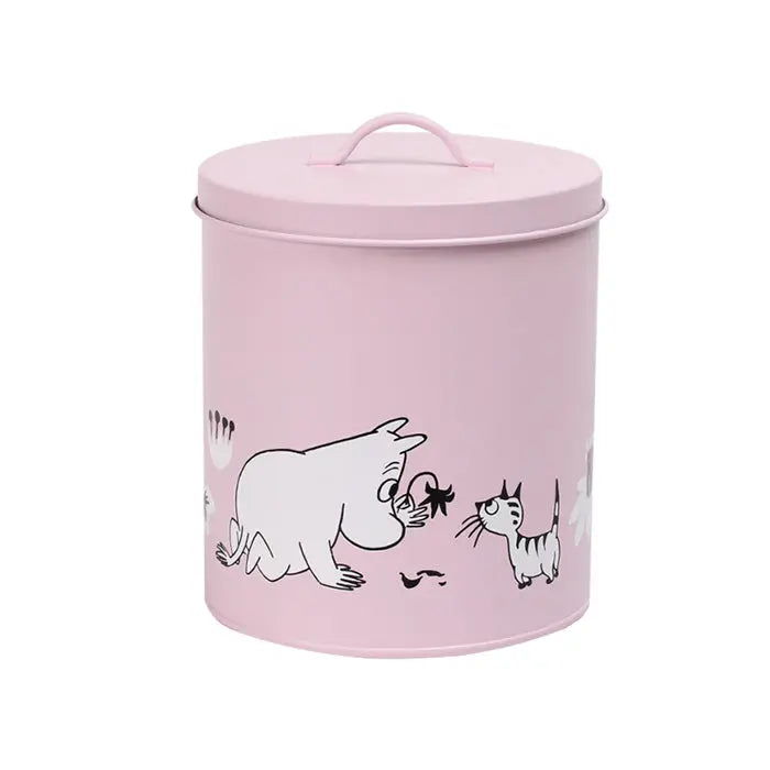 Opbevaringsdåser Mumitroldene Pink 19 cm + beige 21 cm