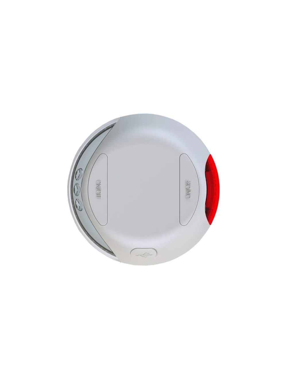 Vario LED lygte m/usb ø 7 cm  grå