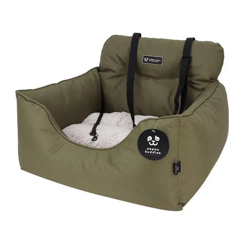 Cozy luksus bilsæde 53x50x35 cm army