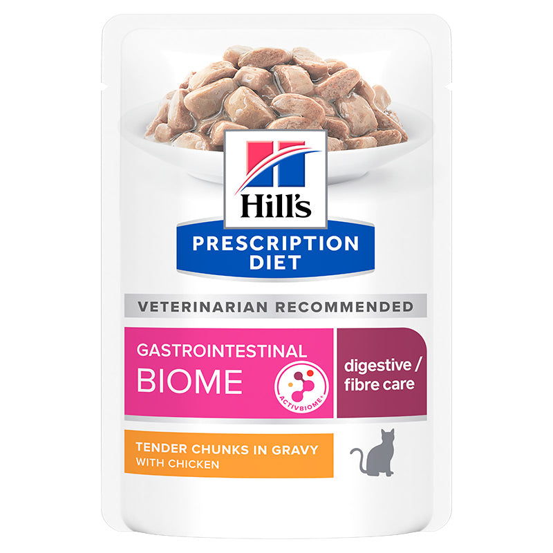 Diætetisk Feline GI Biome kylling 12x85 g