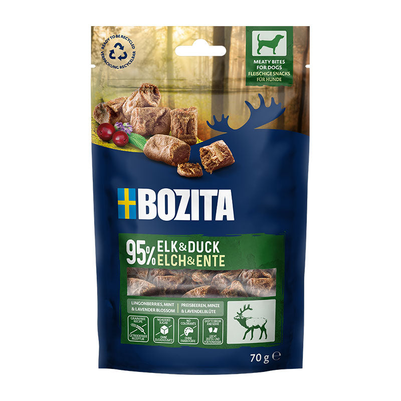 Meaty Bites elg, and 70 g