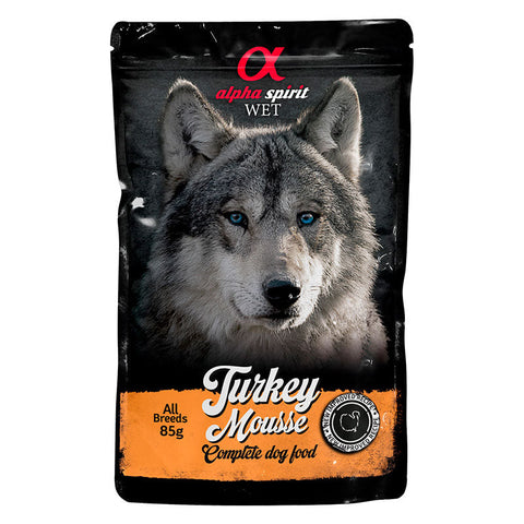 Adult vådfoder Mousse pouch turkey 85 g